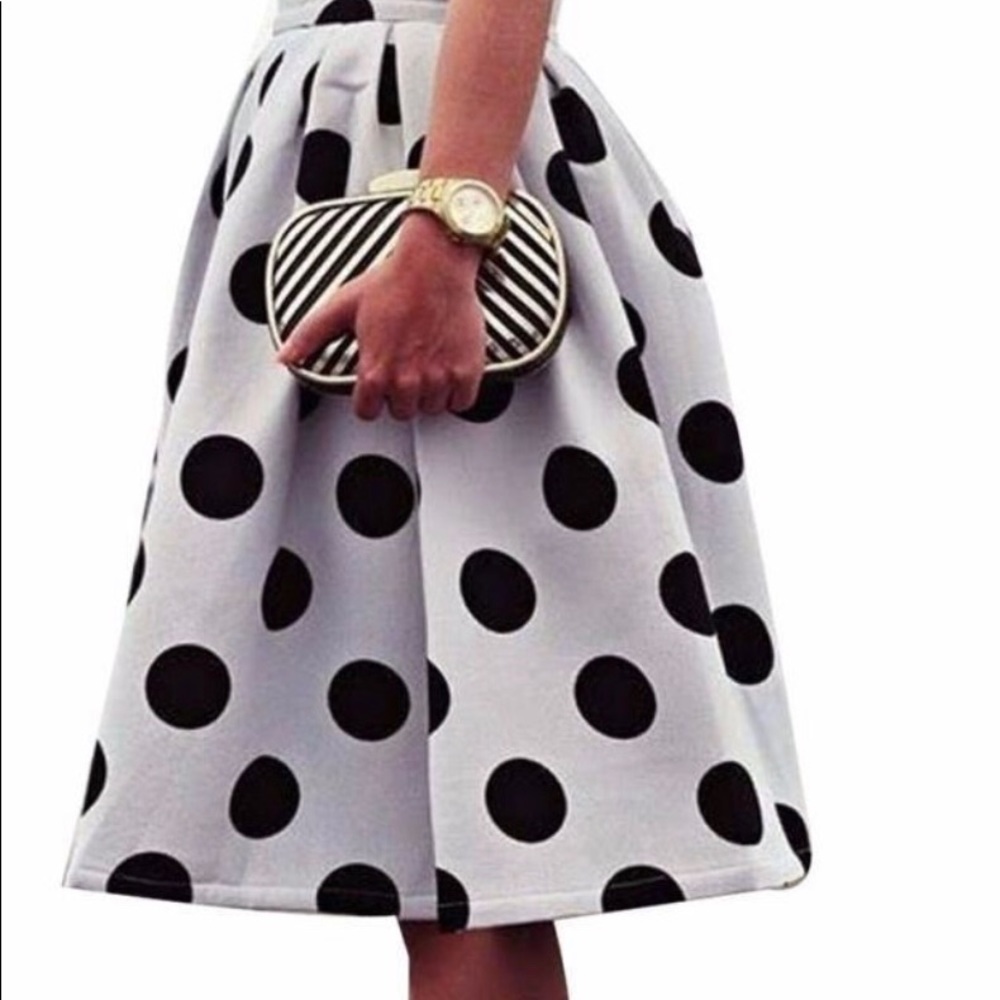 Polka dot skirt